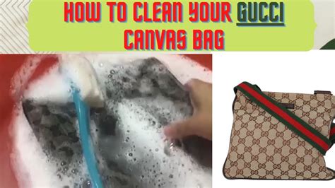 how to clean my gucci bag